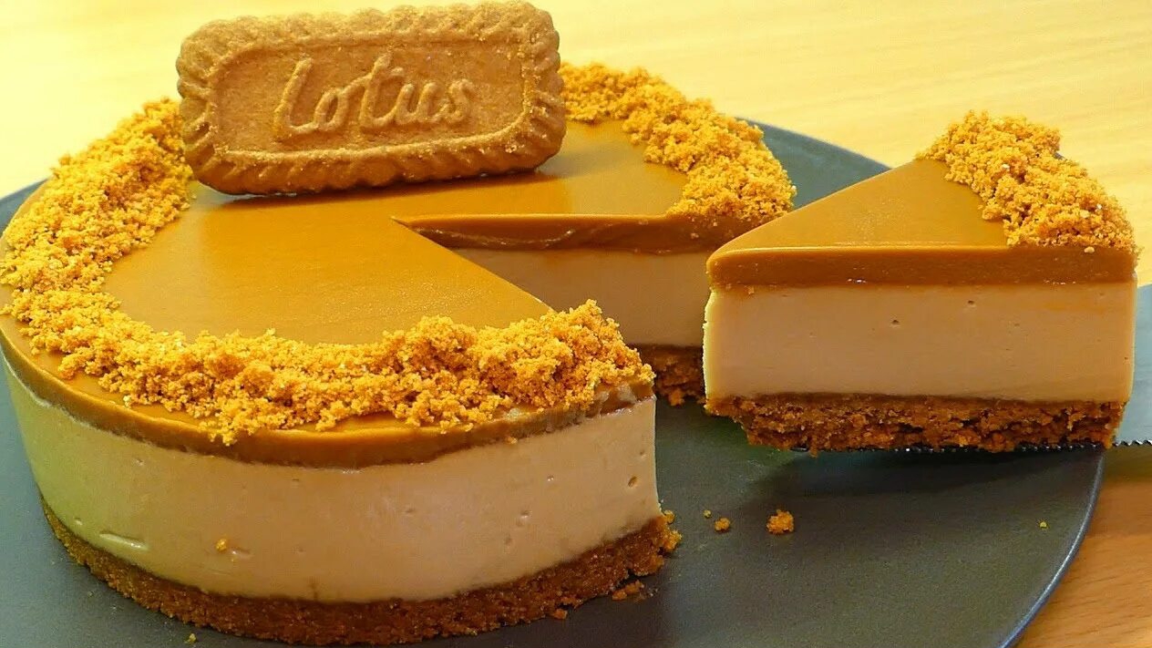 Чизкейк «LOTUS» без выпечки...🥧☕😋