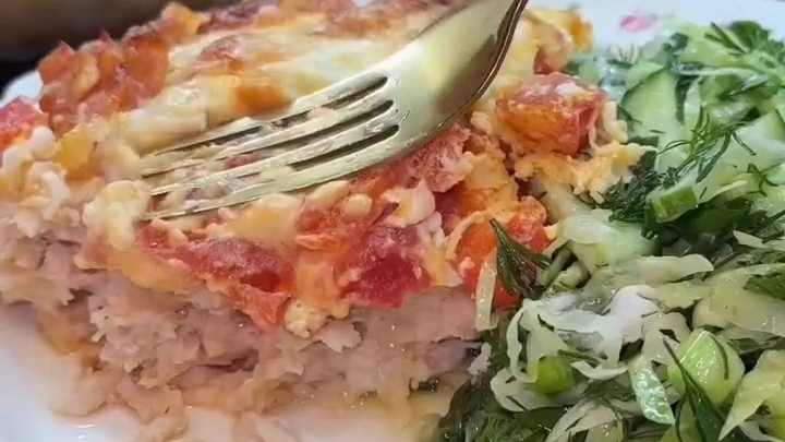 Мясная ЗАПЕКАНКА...🥩🥘😋    Рецепт в описании ✍️