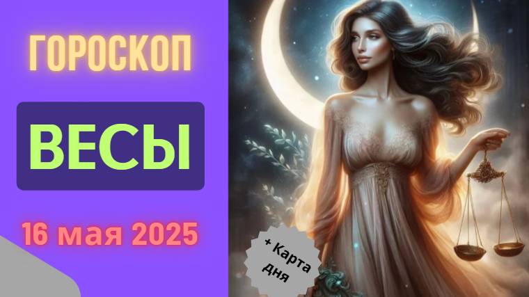 ♎ ВЕСЫ – ГОРОСКОП НА СЕГОДНЯ 16 МАЯ: НАЙДИ ТО, ЧТО ВЕСИТ БОЛЬШЕ