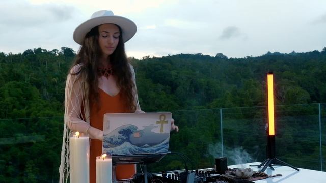 Ecstatic Dance Downtempo DJ Set LIVE in Bali with Karunika Awakened Earth