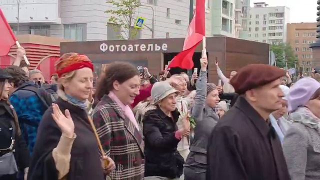 Театрализованное шествие к 90 летию Московскому метрополитену