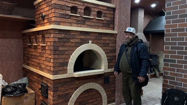 Русская печь с лежанкой