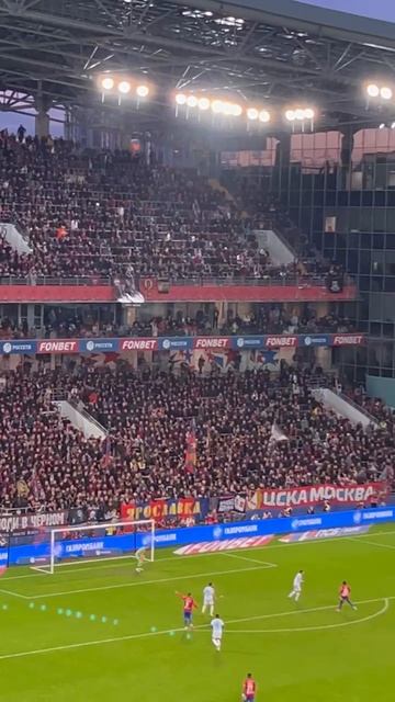 "Русские, вперед!". ЦСКА - Зенит, перекличка фанатских трибун. 14 мая 2025 года.