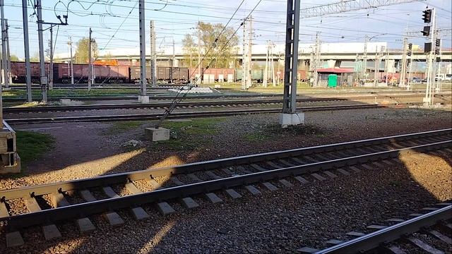 15 мая 2025 г. Три поезда Электровоз ВЛ10У-903, Электропоезд ЭТ2М-131 и Электровоз ЭП2К-213 Обухово