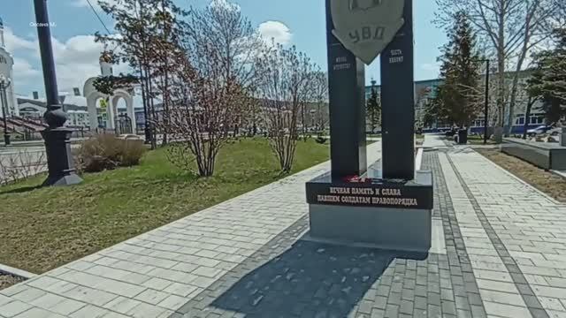 Сквер защитников правопорядка в Южно-Сахалинске.mp4