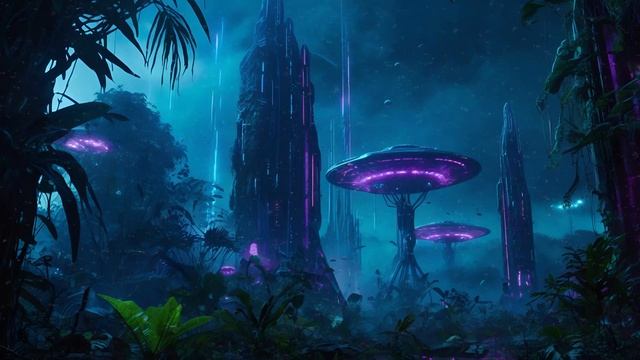 First Contact A Glimpse into Extraterrestrial Life – Sci-Fi Soundscape Dark Ambient