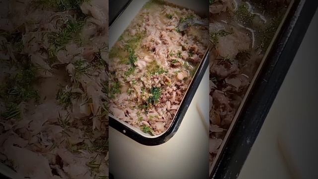 Холодец в афганском казане.