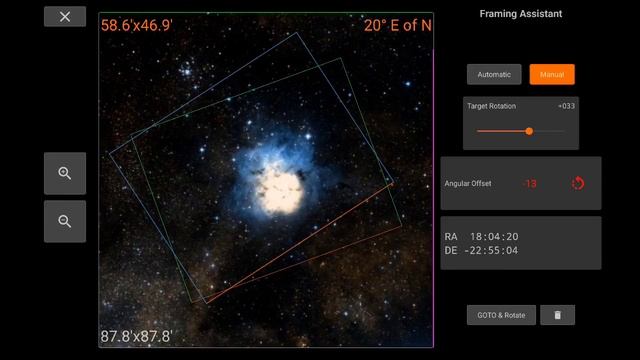 StellarMate App Framing Assistant