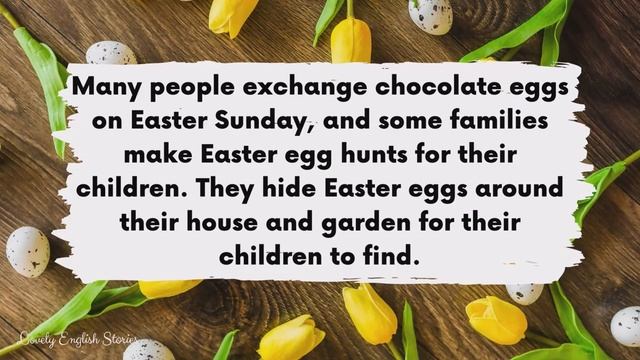 Life in the UK 🍫Easter Traditions🐰 Beginner English Story with Subtitles British English Accent