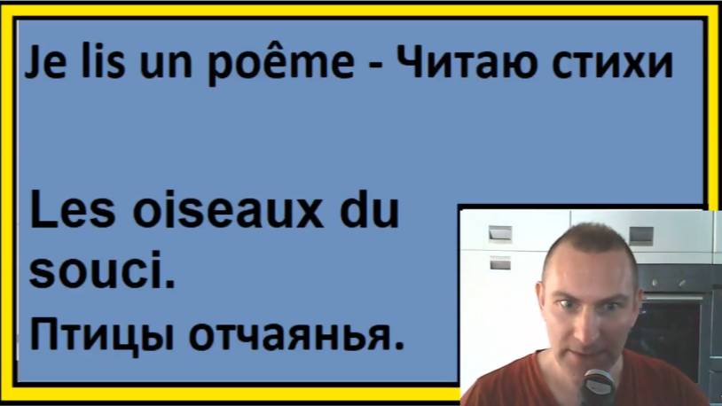 Я читаю стихи на французском: Les oiseaux du souci (Jacques Prévert)