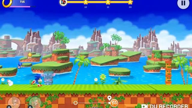 Играем в sonic runners adventure 3 часть