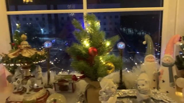 Рождественский городок . Переделка из кукольных домиков.