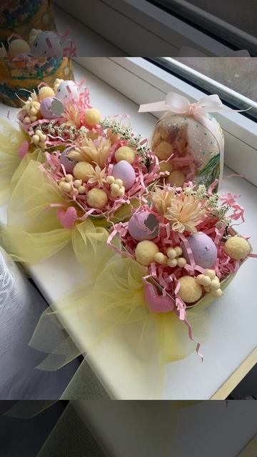 Пасхальные подарки, которые мы сделали с племянниками 💕
