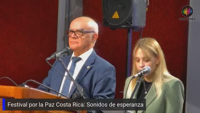 UNED.Paranimfo.Festival por la Paz: Sonidos de esperanza.Costa Rica. 80 años del Día de la Victoria