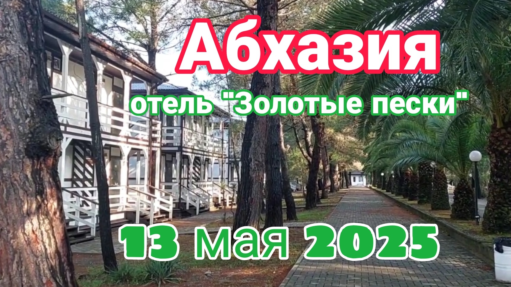 Абхазия, 13 мая 2025, пос. Цитрусовый, "Золотые пески"
