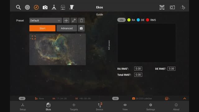 StellarMate App Dark Library