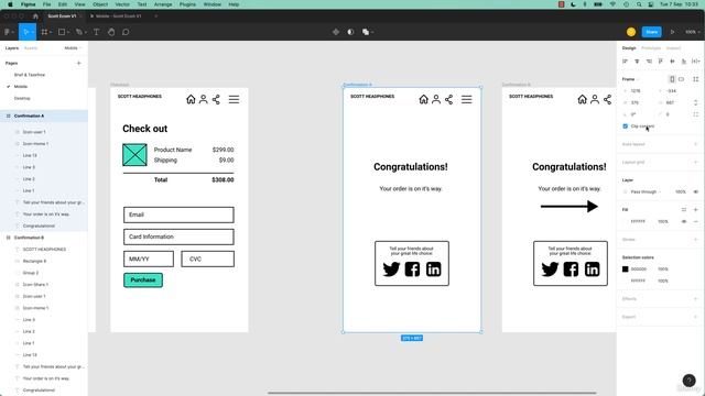61. What is Smart Animation & delays in Figma