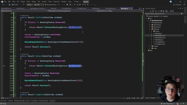 22.Defining a dictionary of domain errors