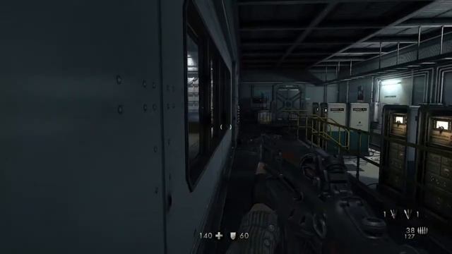 Wolfenstein: The New Order #8 прохождение ангара