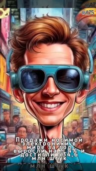 Продажи носимой электроники в мире за год выросли на 5,4% и достигли 534,6 млн штук