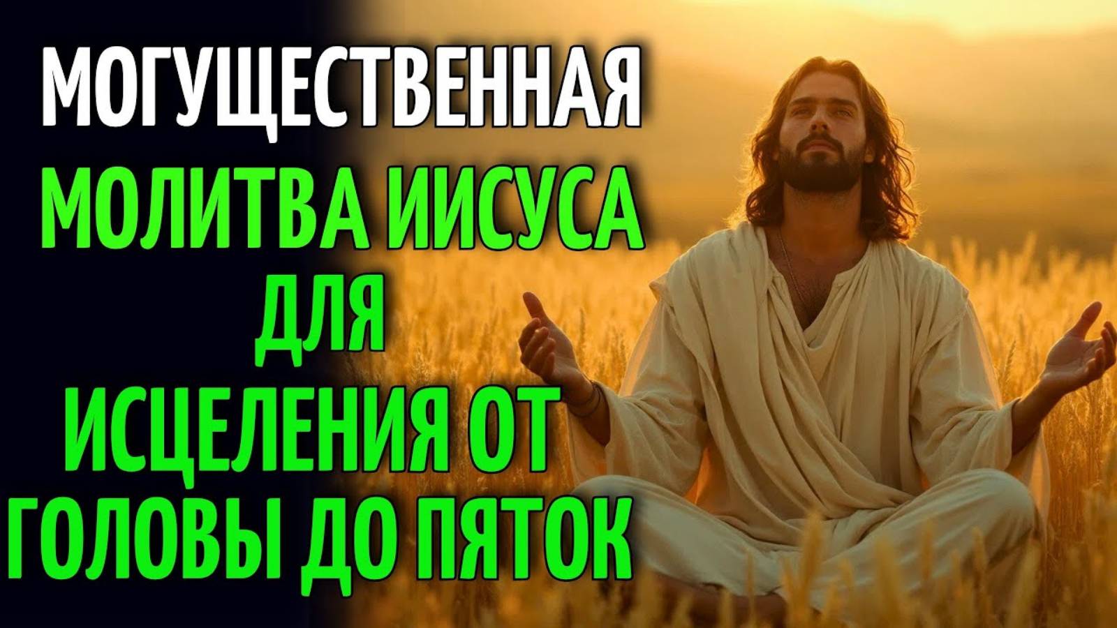 🔥 МОЛИТВА СИЛЫ: МГНОВЕННОЕ ИСЦЕЛЕНИЕ СИЛОЙ БОГА | Мощная духовная помощь