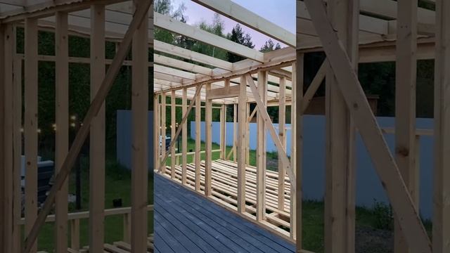 Каркасный мини дом из курса по Ревит! День 9