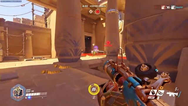 Overwatch   плотный замес #летсплей#Overwatch#marmok