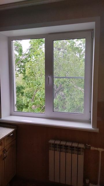 Окно на кухне в квартире старой московской планировки