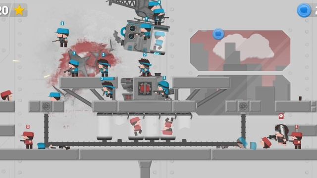 !?все боссы Clone armies 2D Game ( boss robot, chief)