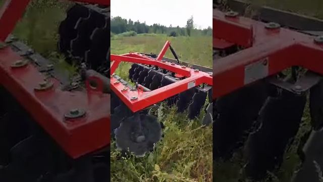 Борона дисковая БДЛ-2 _видео от клиента с Екатеринбурга _Для заказа звоните 89180705342