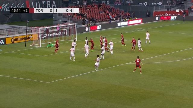 Toronto FC vs. FC Cincinnati | Full Match Highlights | Kevin Denkey Banger!