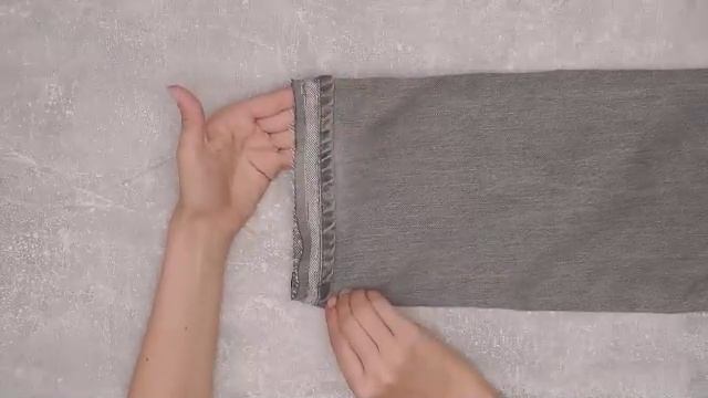 Новый способ как УКОРОТИТЬ ДЖИНСЫ легко и быстро