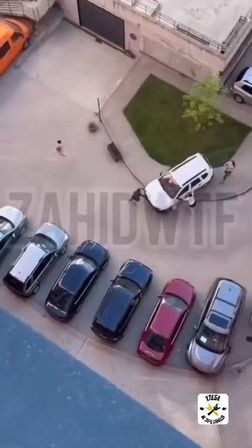 Попытка украинских женщин отбить добровольно мобилизованного где то на просторах "незалежной"☠️!!!