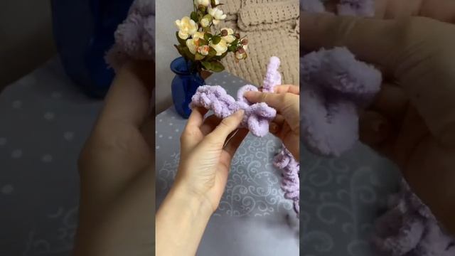 Как связать сумку из ализе пуффи #ализепуффи#вязание#сумкавязанная#рек#shorts