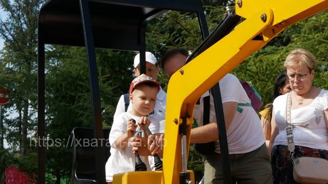 Механический аттракцион мини Экскаватор - 2