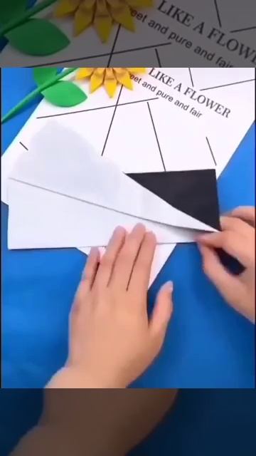 Птичка из А4