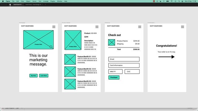 38. Class project 02- Wireframe