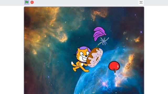 Scratch компьютерная игра МОЙ ПРОЕКТ СКРИЧ С ЛАЗЕРОМ!!