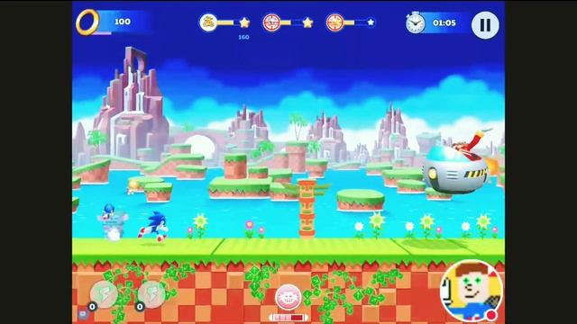 Sonic runners adventure #1 - Егман атакует