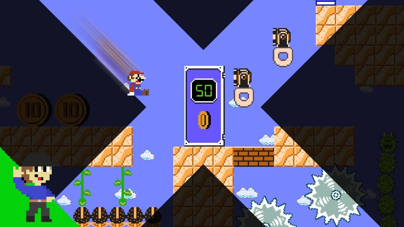 Повышение уровня: Mario устраивает разгром в лабиринте  E X P A N D I N G