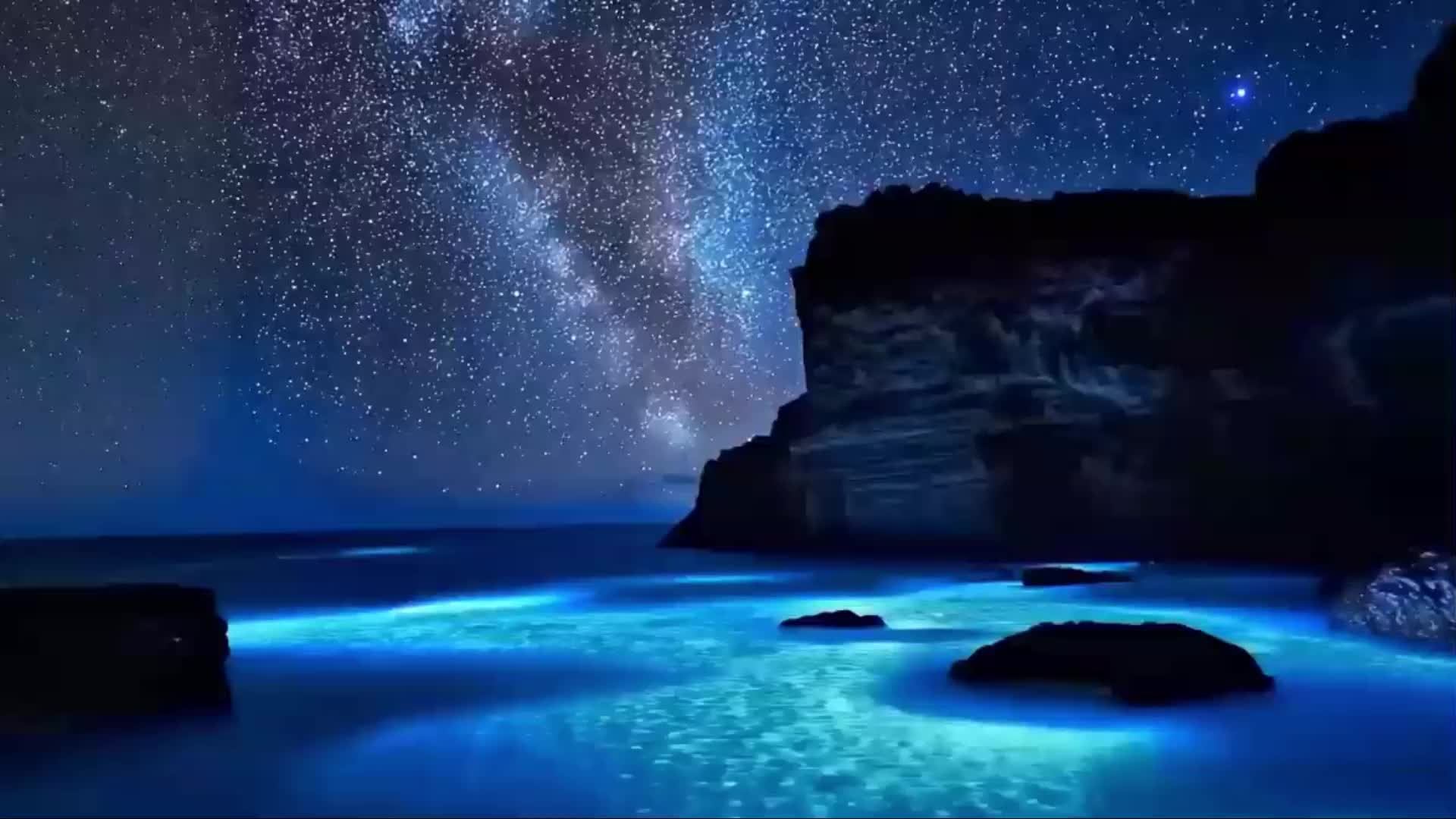 Ночное Побережье | Эмбиент Музыка и Звуки Морских Волн для Сна и Релакса