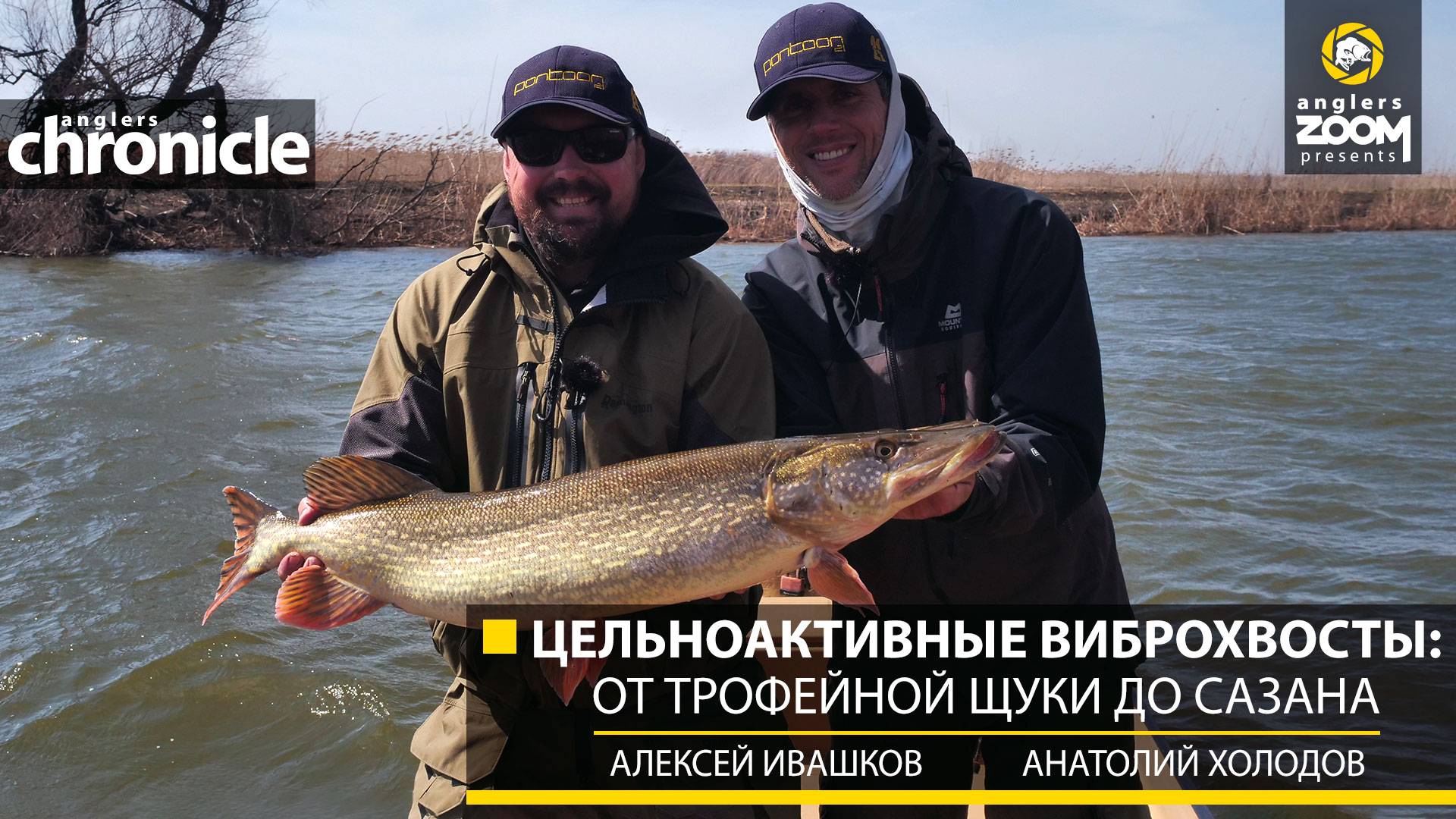 Цельноактивные виброхвосты: от трофейной щуки до сазана. А. Ивашков, А. Холодов. Anglers Cronical