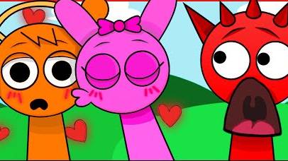 СПРУНКИ Sprunki Sinner |Oren x Pinki Kiss #sprunki #спрунки