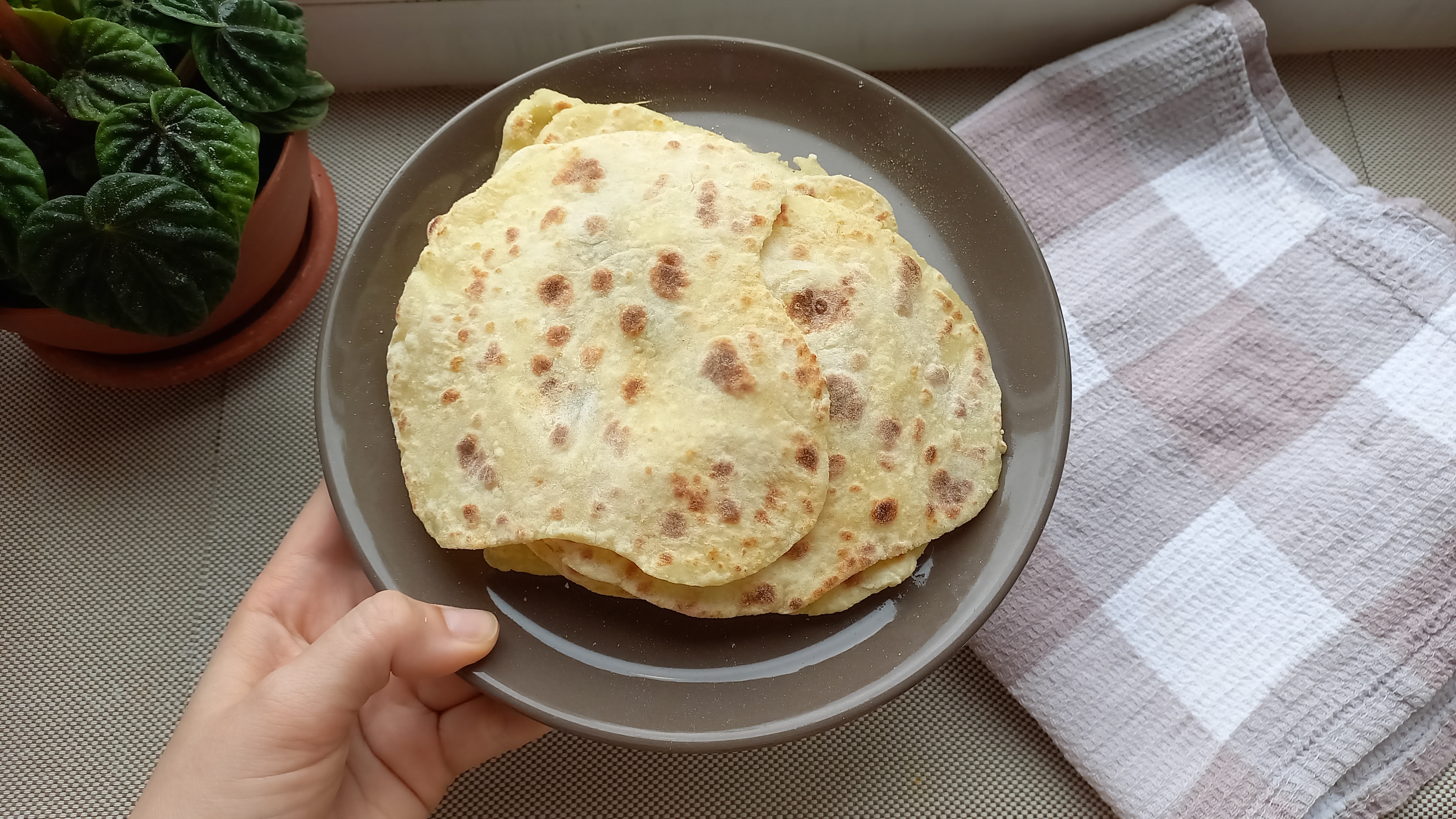 Творожный лепешки на сухой сковороде без масла