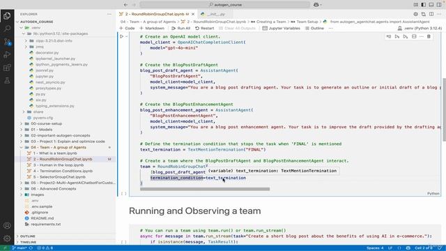 3 -Running a Team in Round Robin Fashion