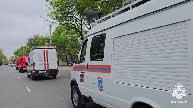 Автопробег пожарной техники