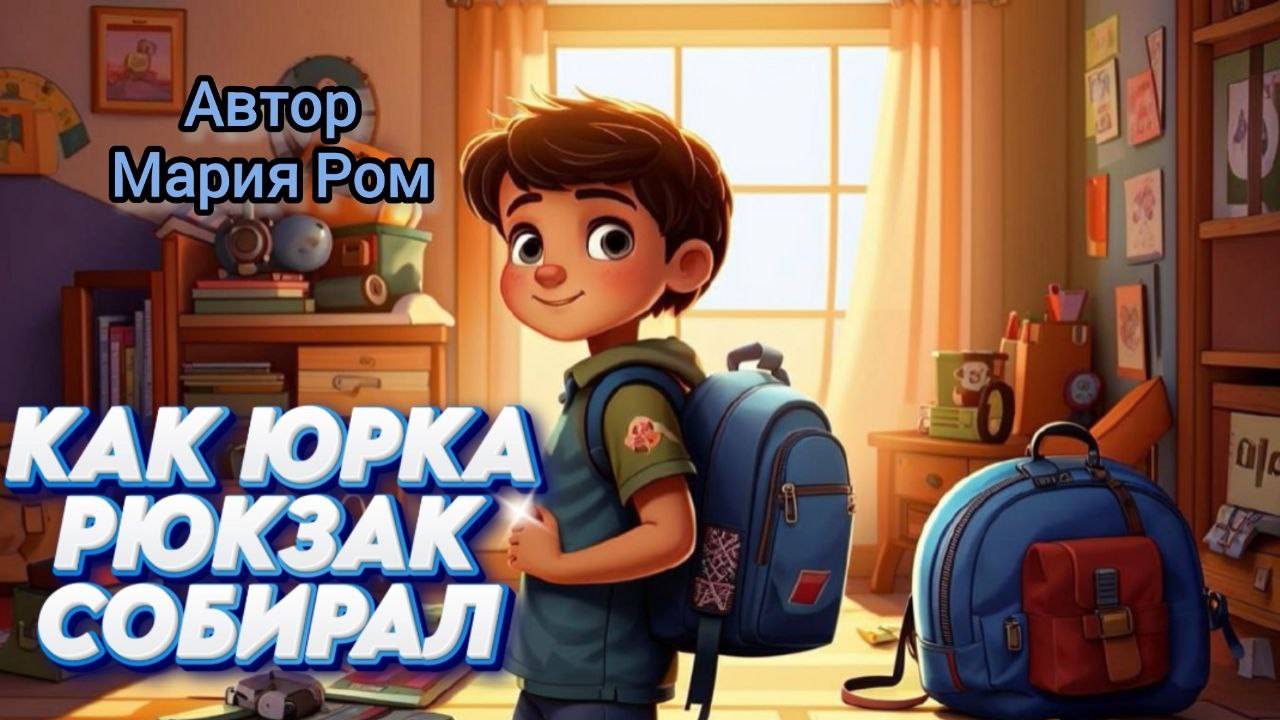 КАК ЮРКА РЮКЗАК СОБИРАЛ. Автор Мария Ром #детям #детскийрассказ #рассказ