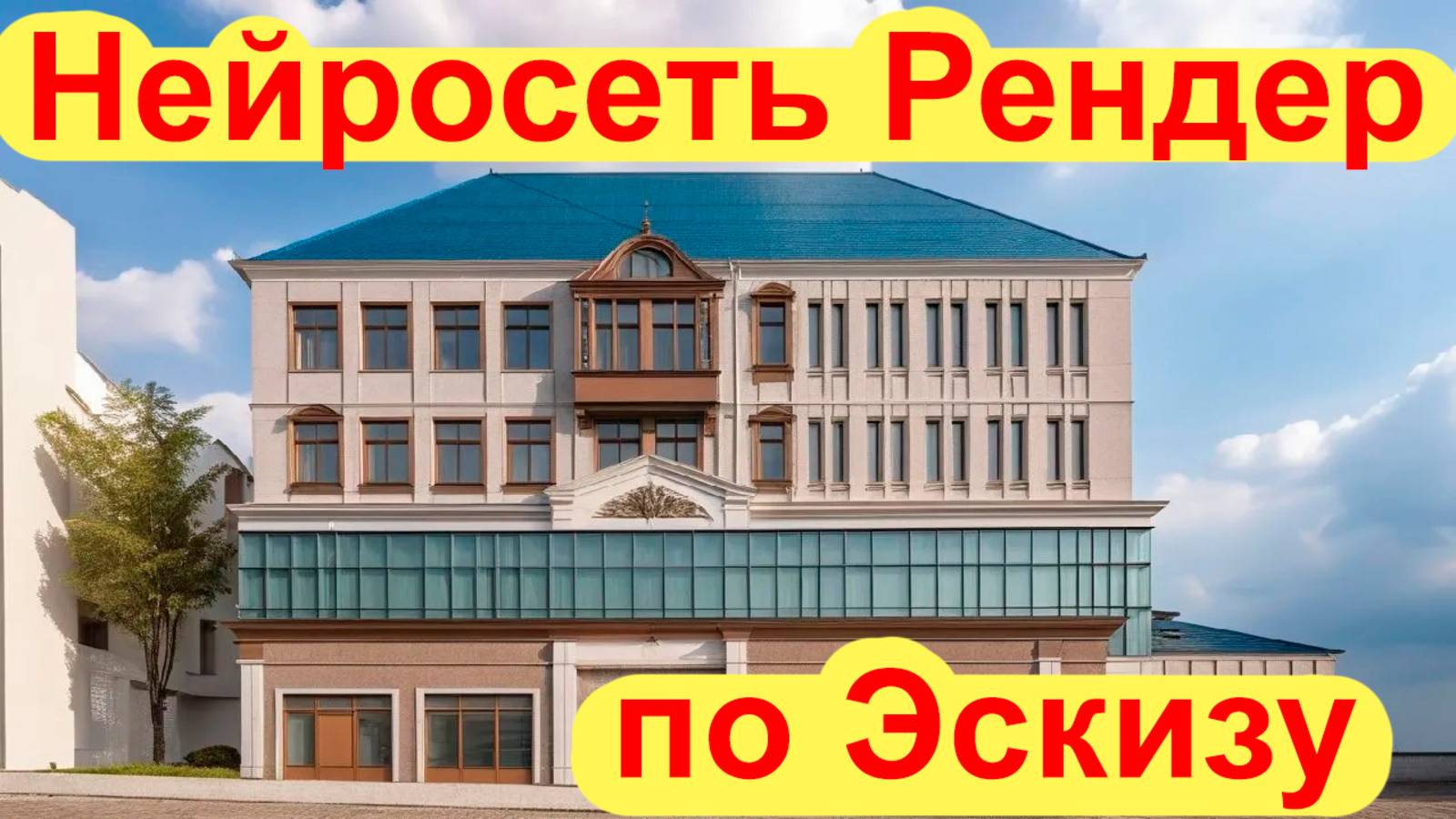 Нейросеть Рендер по Своему Эскизу Скетч