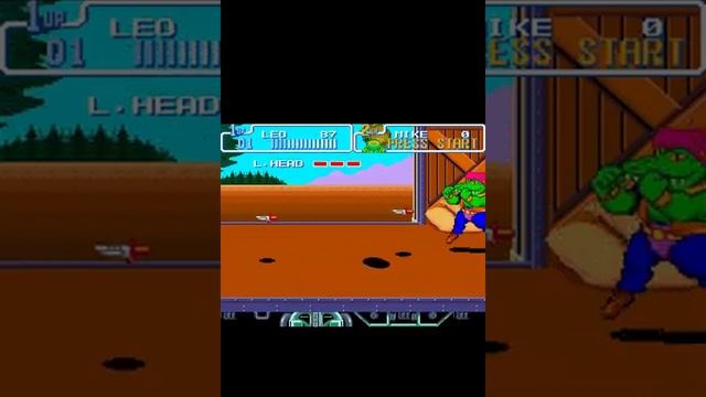 Leatherhead Boss Battle TMNT - Turtles in Time