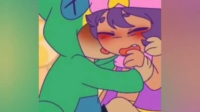 сенди и Леон любовь 💞(brawl stars) 🥰